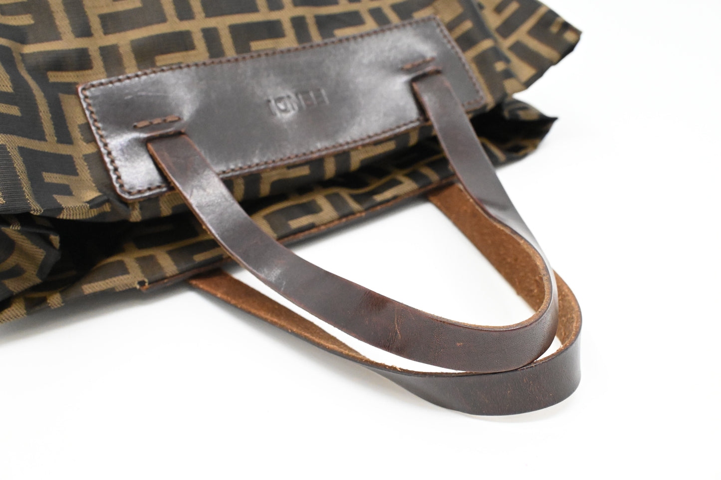 Fendi Folding Tote in Zucca Canvas