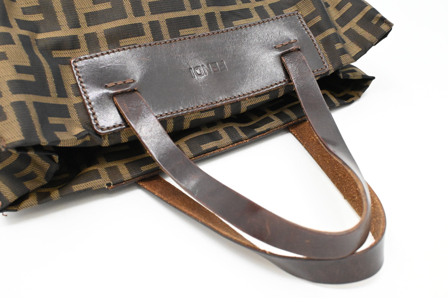 Fendi Folding Tote in Zucca Canvas