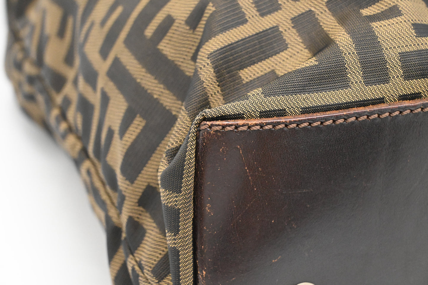 Fendi Folding Tote in Zucca Canvas