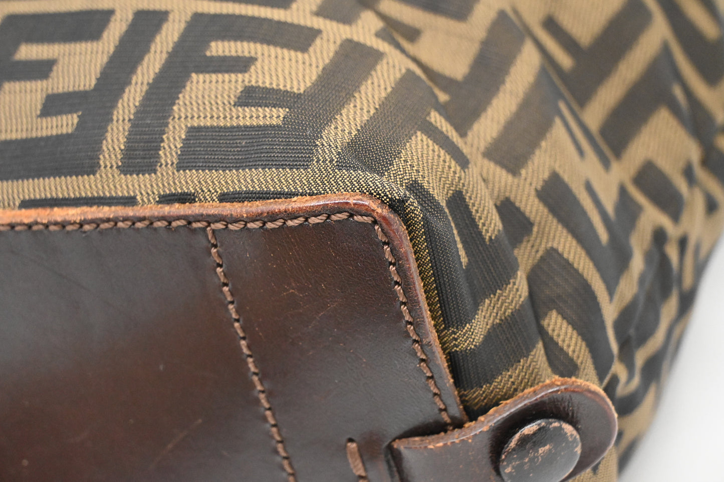 Fendi Folding Tote in Zucca Canvas