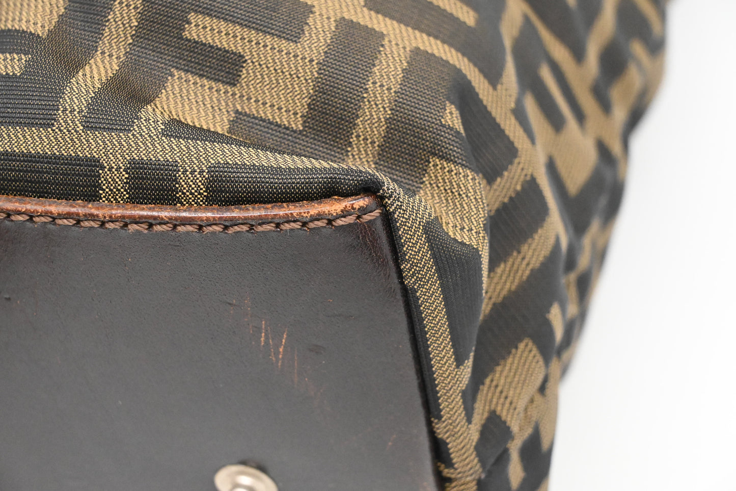 Fendi Folding Tote in Zucca Canvas