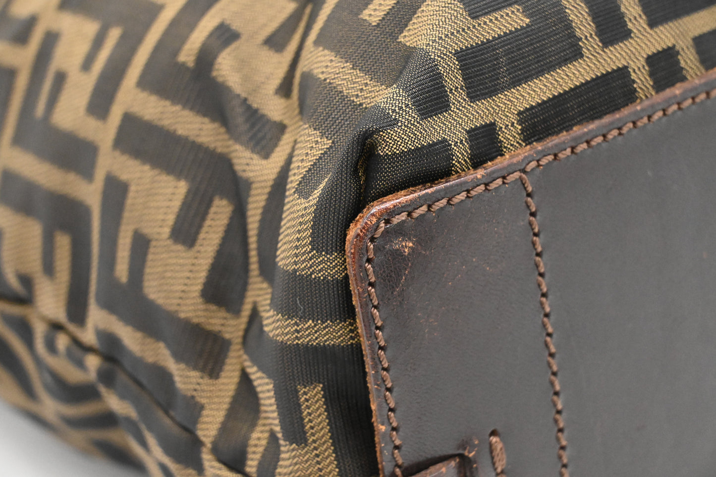 Fendi Folding Tote in Zucca Canvas