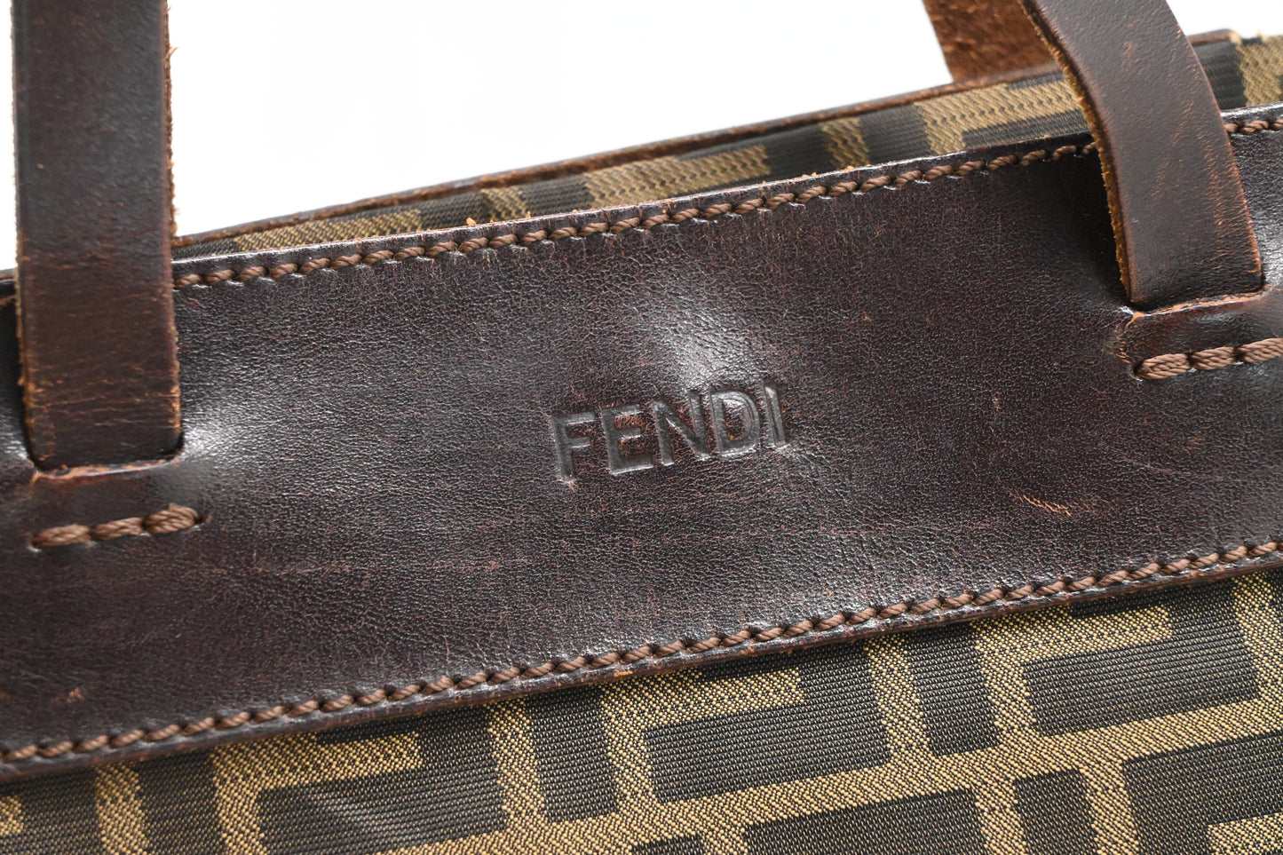 Fendi Folding Tote in Zucca Canvas
