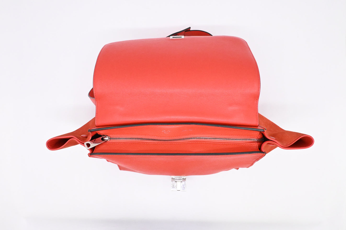 Celine Trapeze in Grapefruit Leather