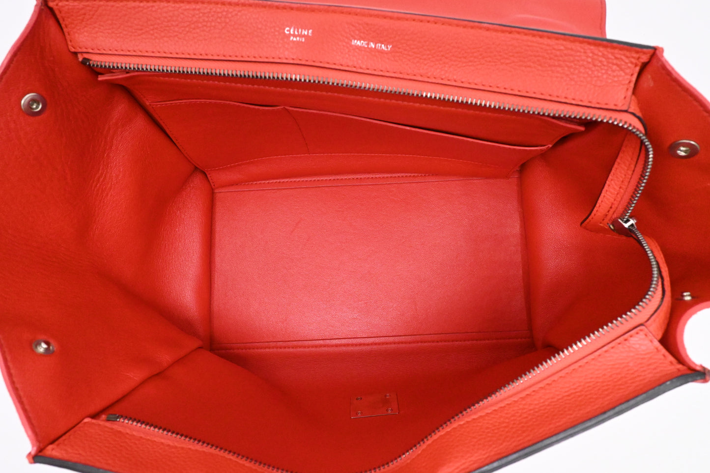 Celine Trapeze in Grapefruit Leather