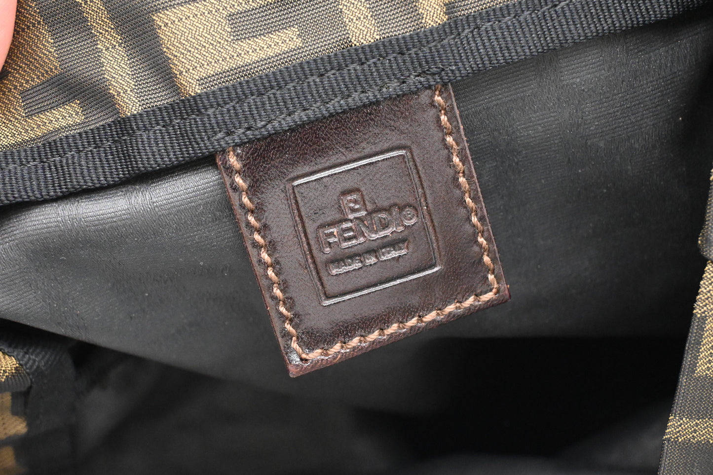 Fendi Folding Tote in Zucca Canvas