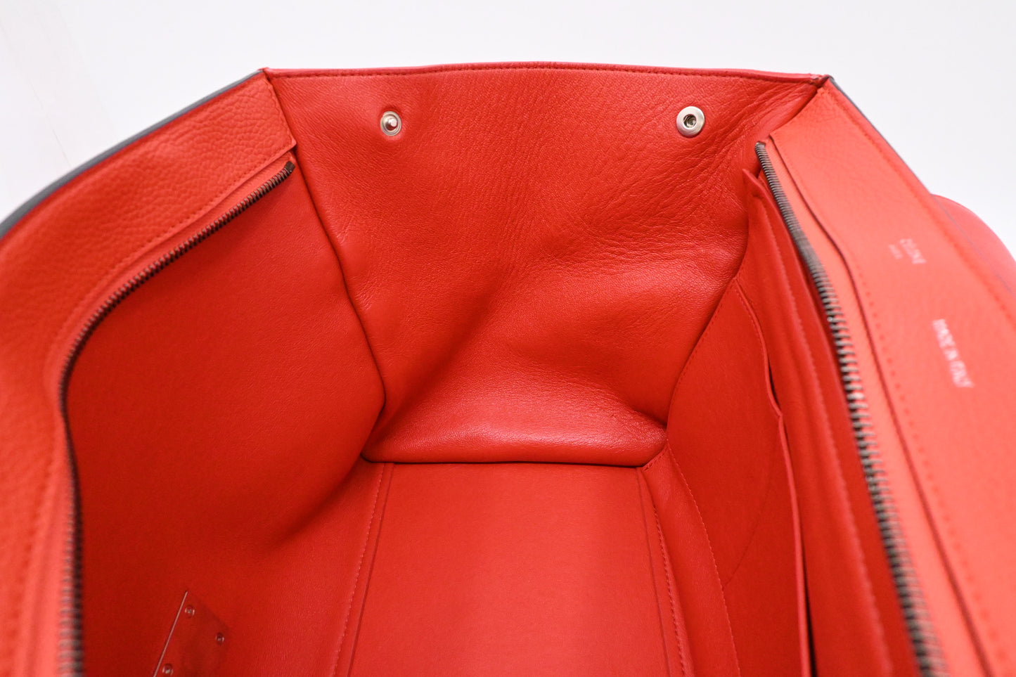 Celine Trapeze in Grapefruit Leather