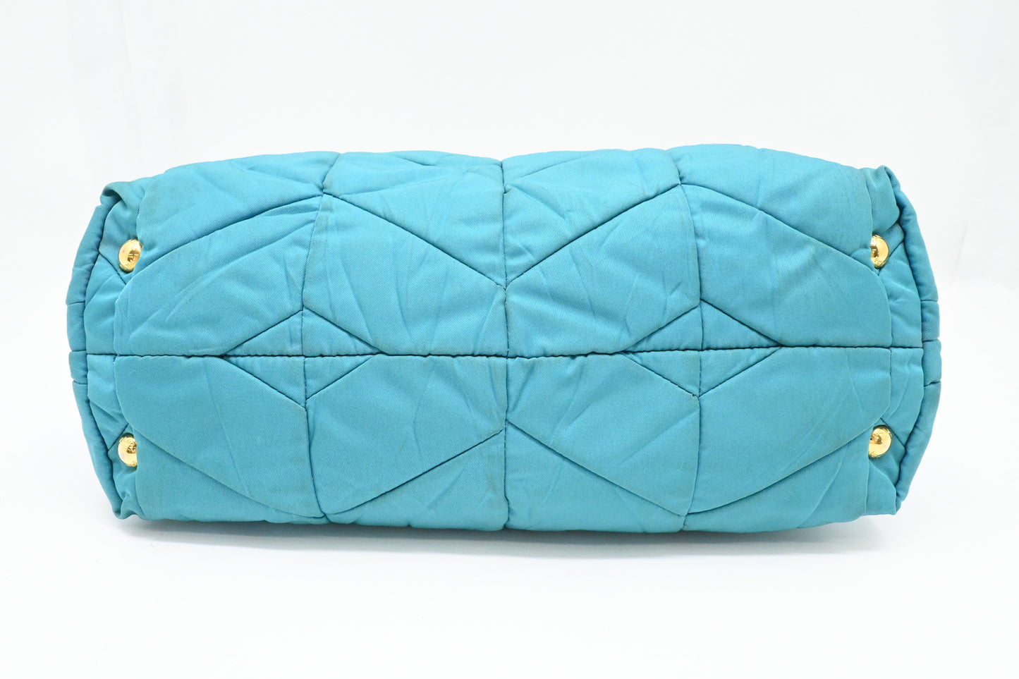 Prada Shoulder Bag in Teal Nylon