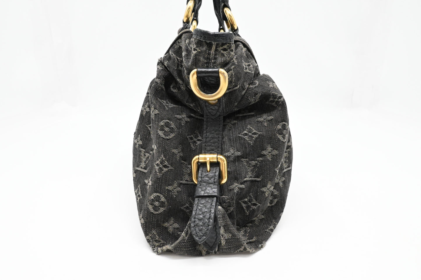 Louis Vuitton Neo Cabby PM in Black Monogram Denim