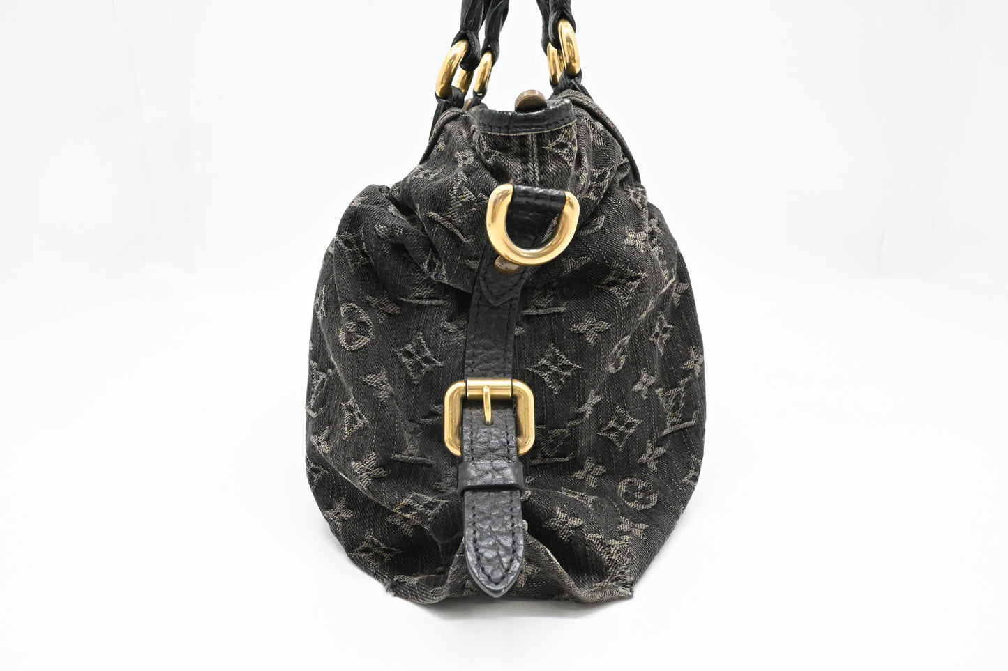 Louis Vuitton Neo Cabby PM in Black Monogram Denim