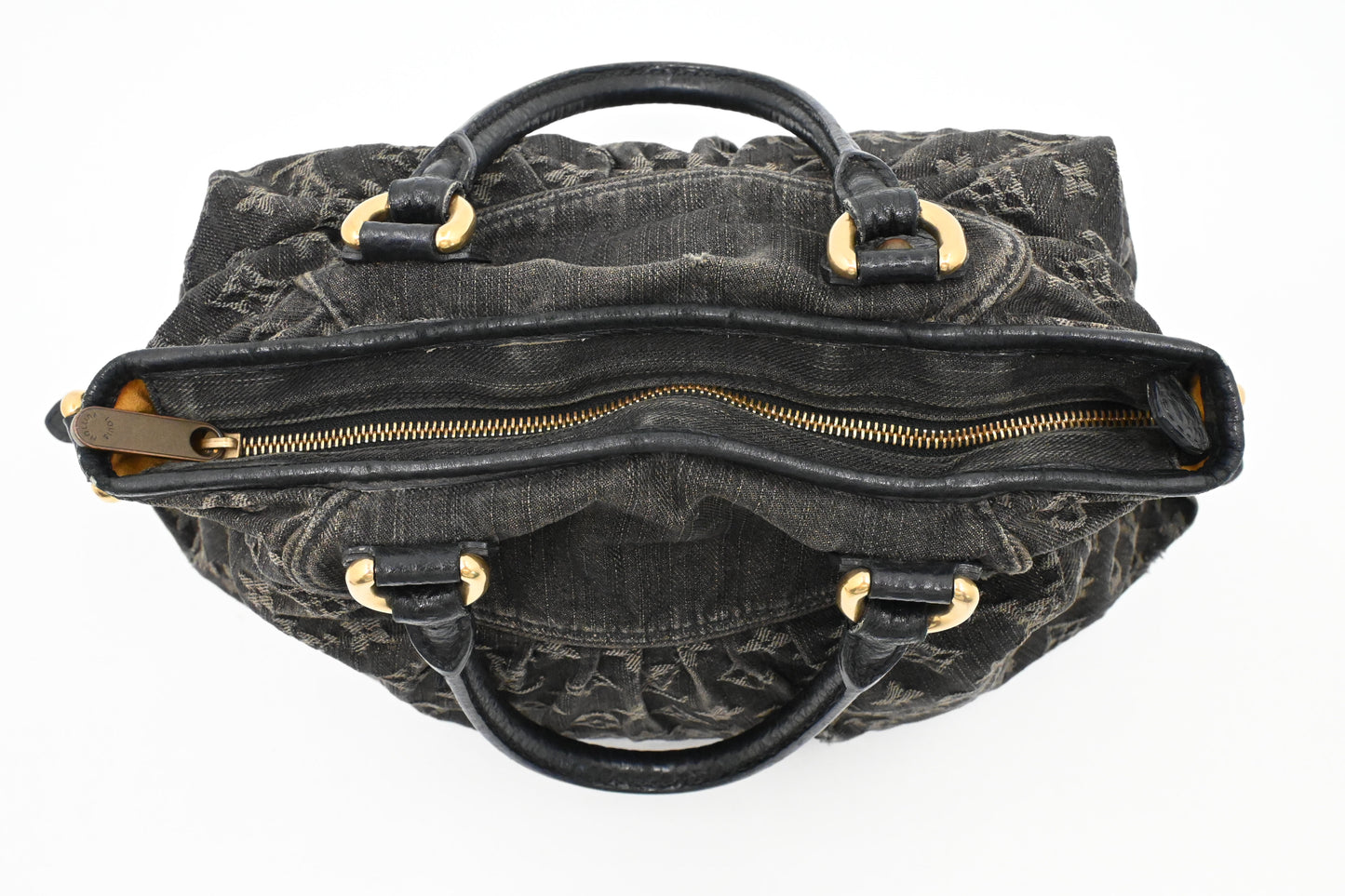 Louis Vuitton Neo Cabby PM in Black Monogram Denim