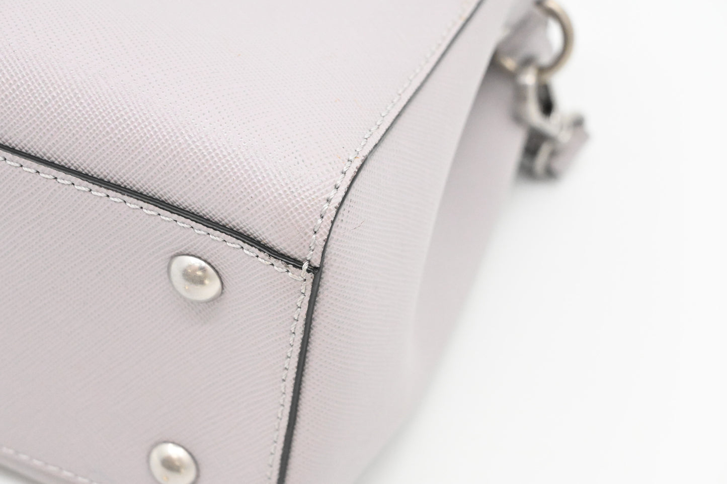 MCM 2 way Bag in Grey Leather