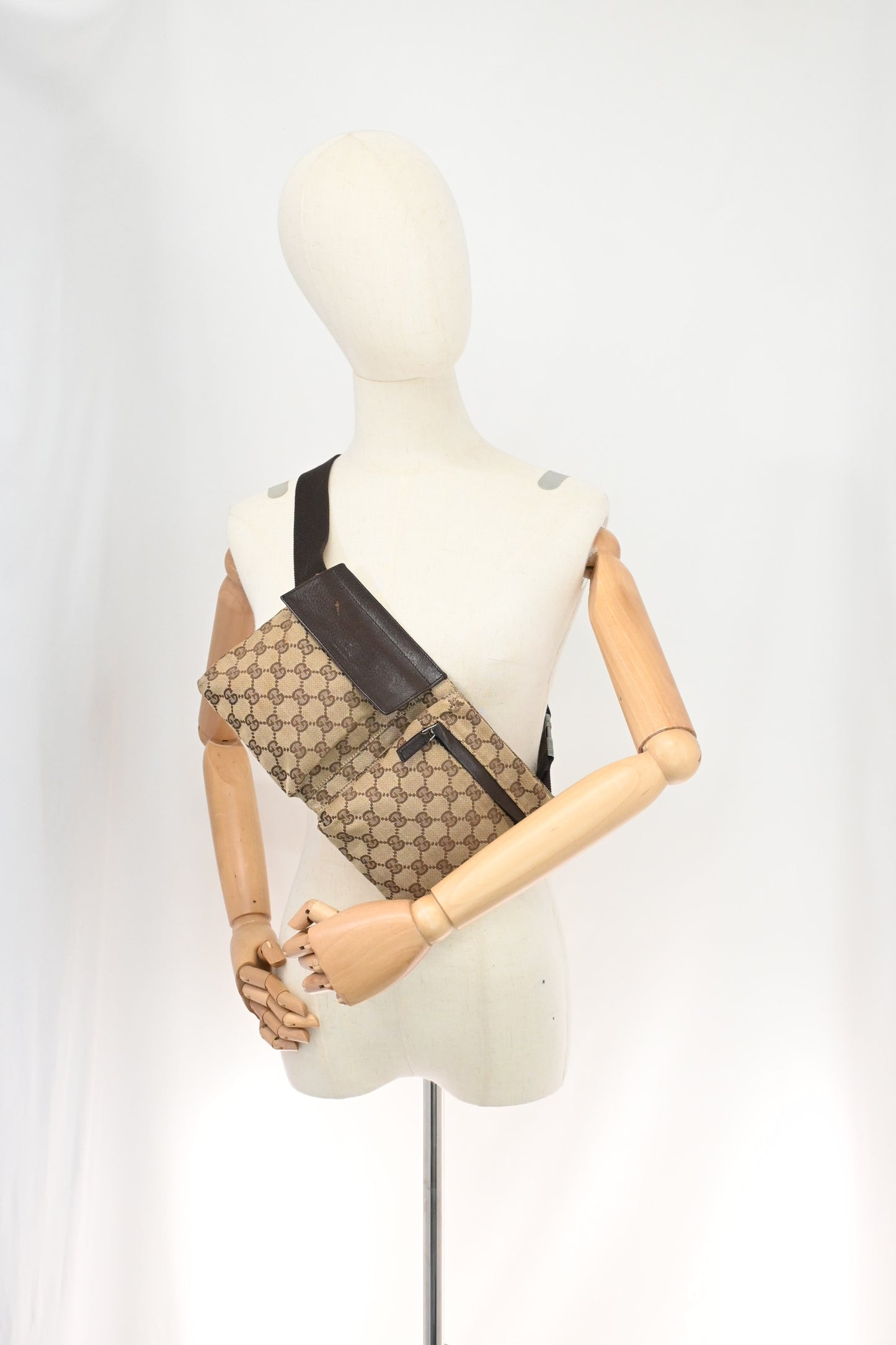 Gucci Waist Bag in Brown GG Canvas