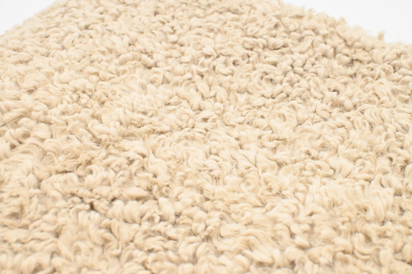 Dior Scarf in Beige Macrocannage Shearling