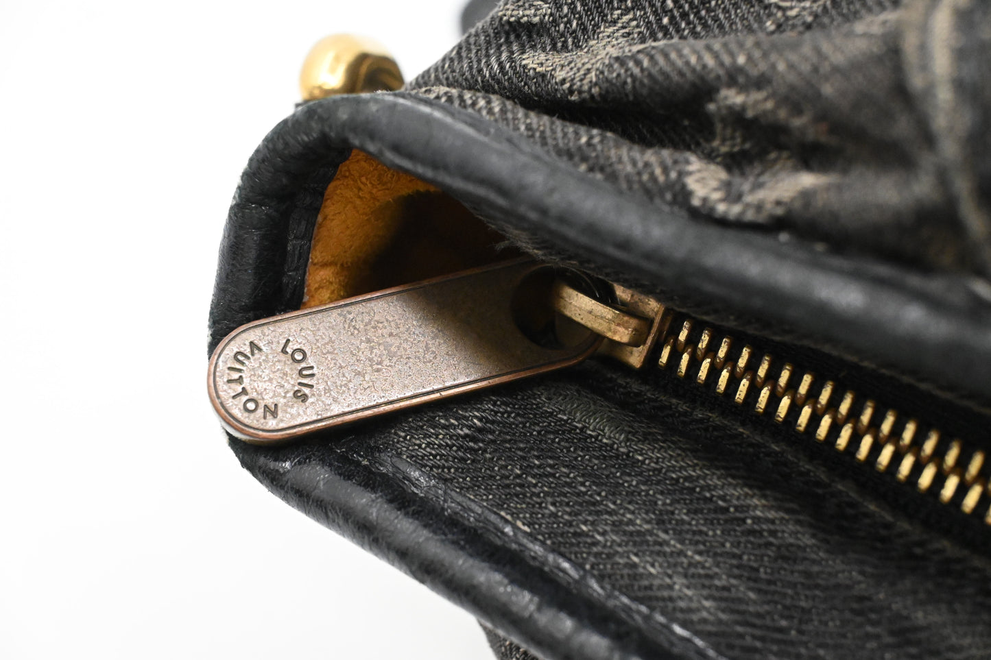 Louis Vuitton Neo Cabby PM in Black Monogram Denim