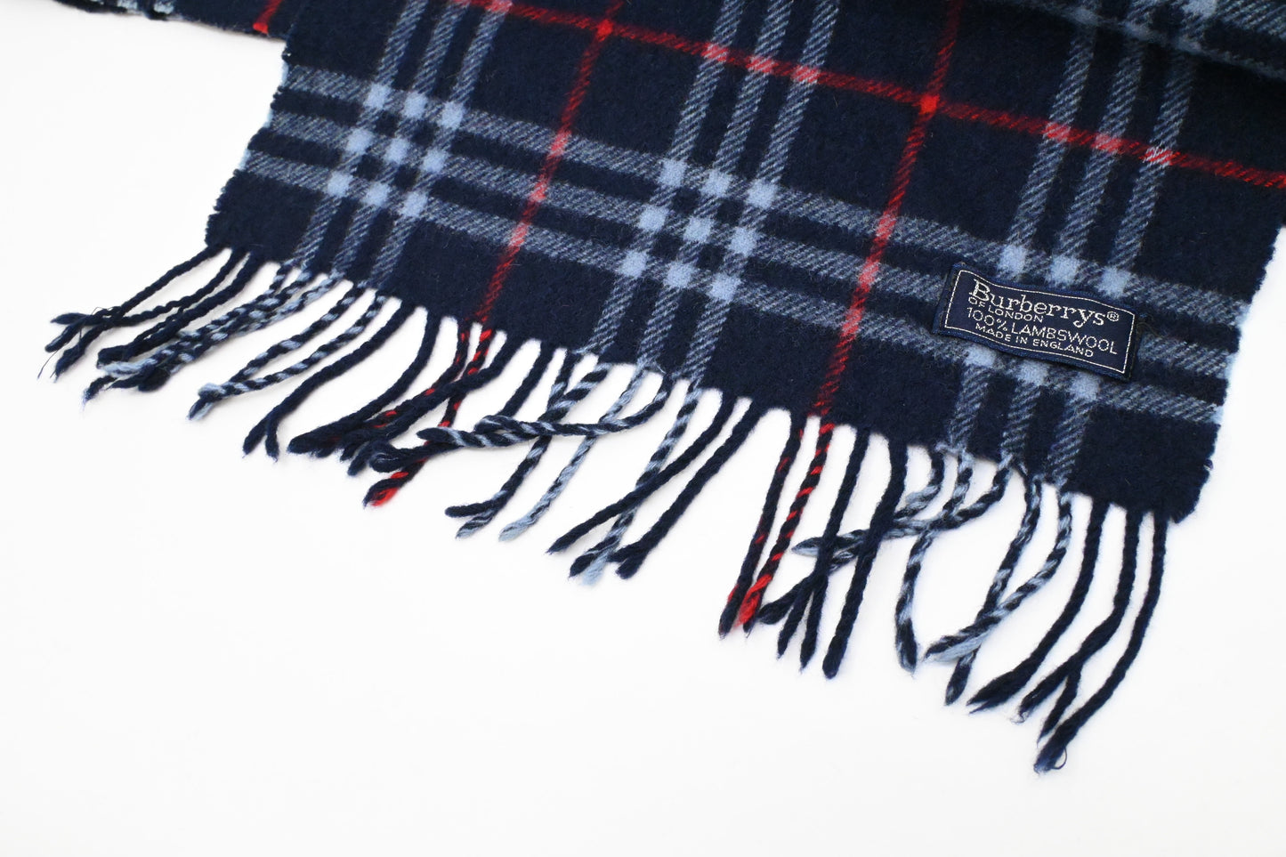 Burberry Scarf in Navy Lambswool