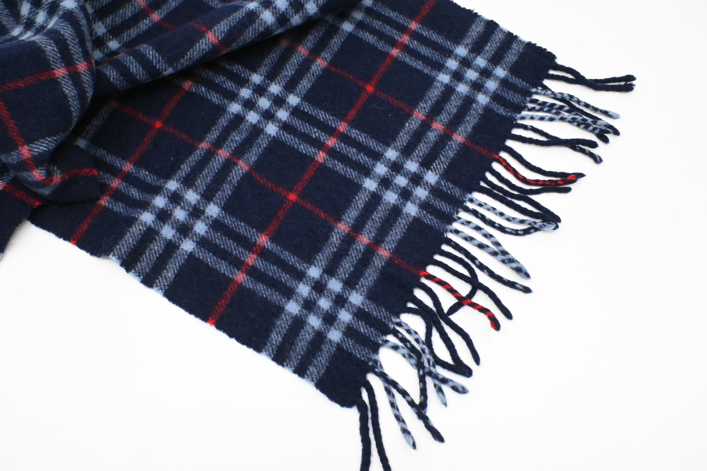 Burberry Scarf in Navy Lambswool