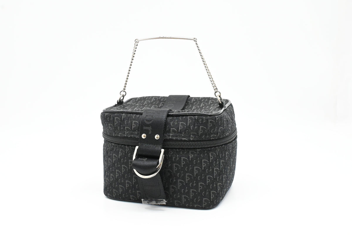 Dior Mini Vanity in Black Oblique Canvas