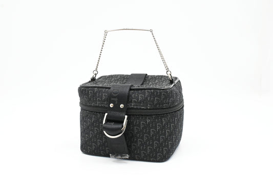 Dior Mini Vanity in Black Oblique Canvas