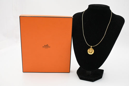 Hermes Flower Necklace