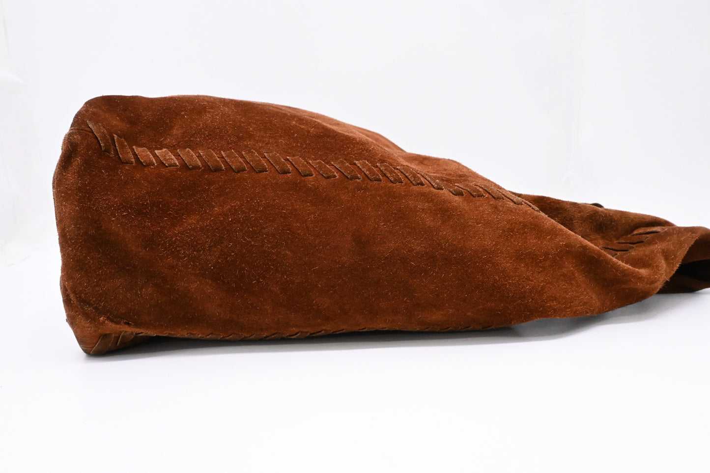 Prada Hobo Bag in Brown Suede