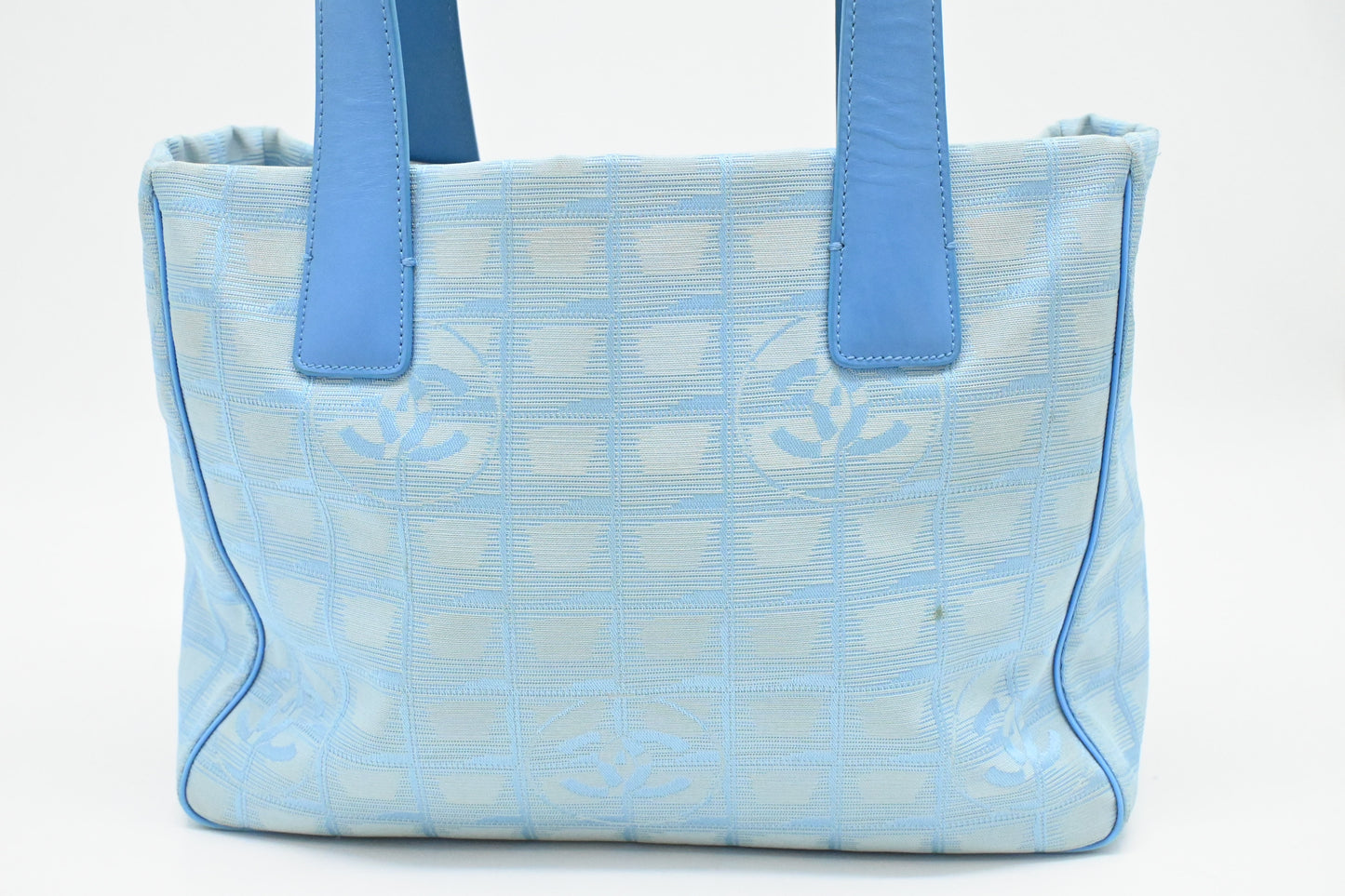 Chanel Tote in Blue New Travel Line Canvas