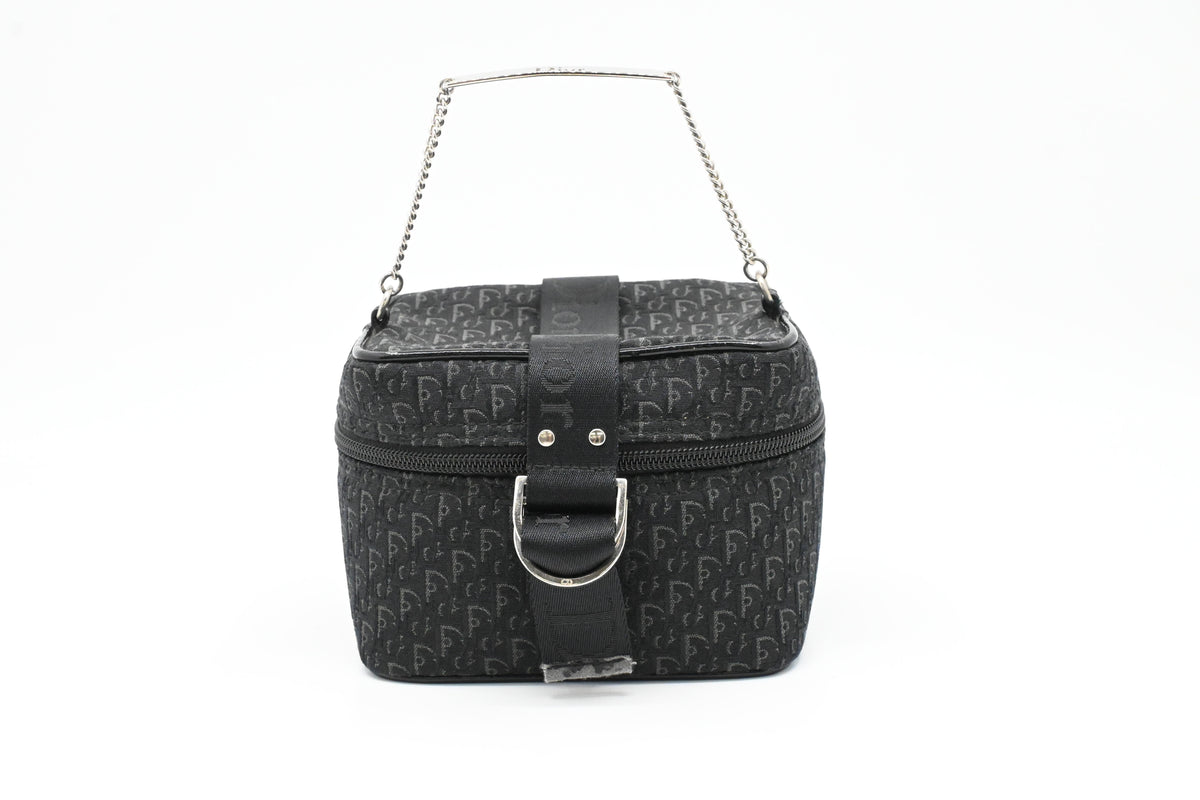 Dior Mini Vanity in Black Oblique Canvas
