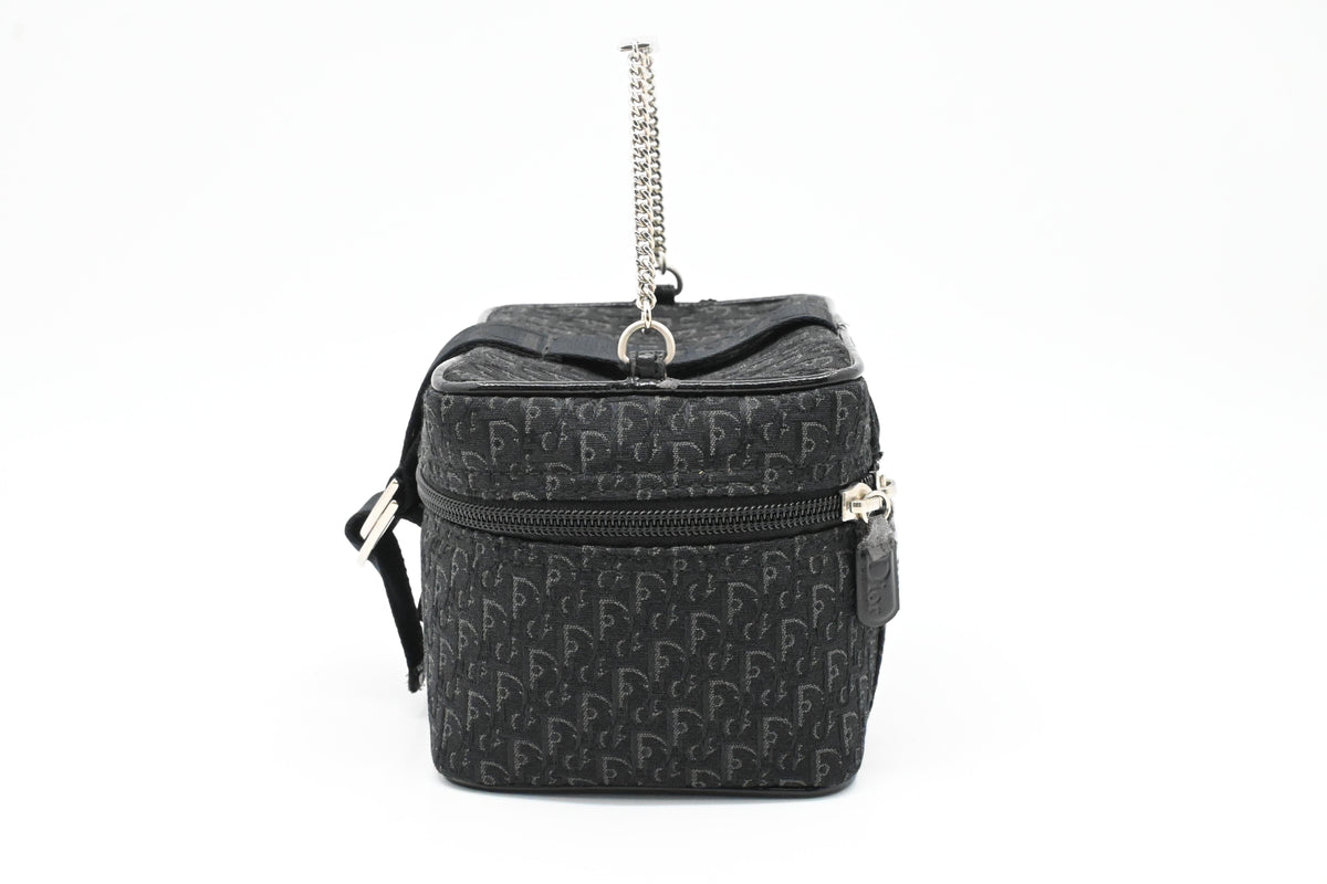 Dior Mini Vanity in Black Oblique Canvas