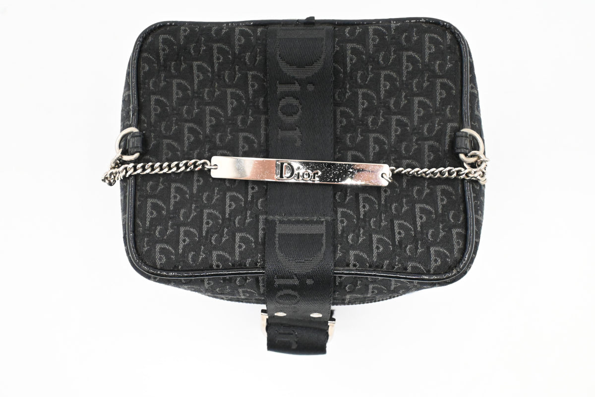 Dior Mini Vanity in Black Oblique Canvas