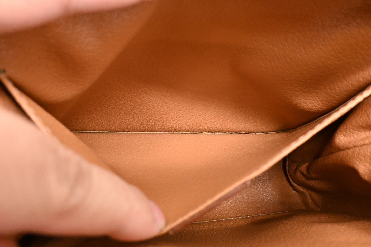 Celine Clutch Bag in Brown Macadam Canvas