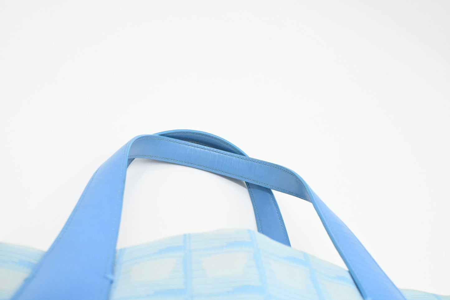 Chanel Tote in Blue New Travel Line Canvas