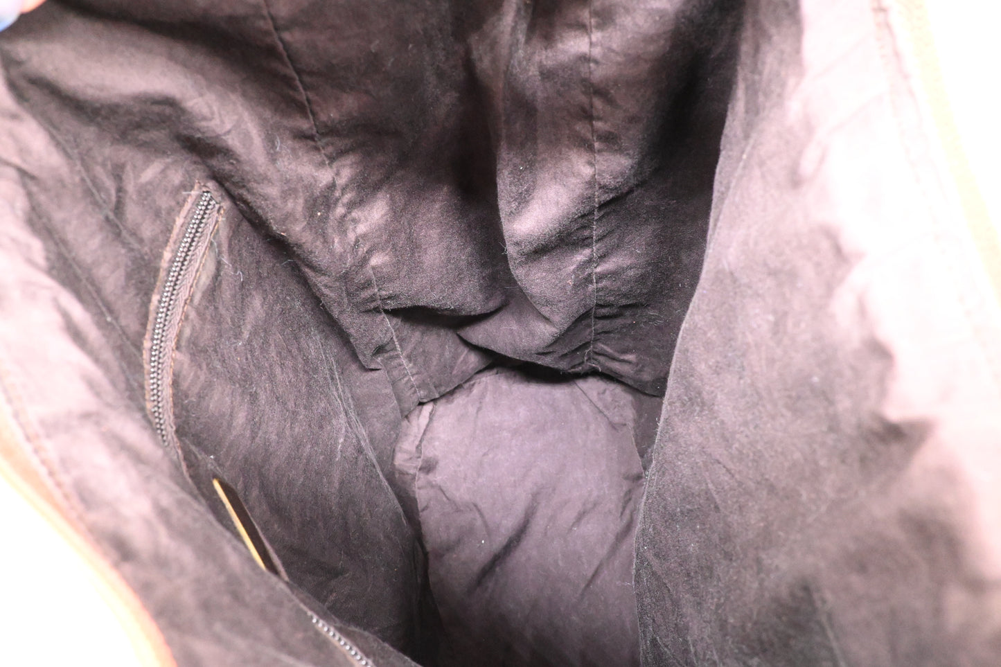 Prada Hobo Bag in Brown Suede
