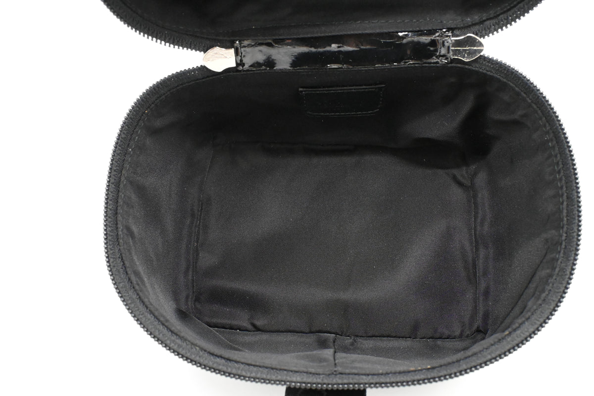 Dior Mini Vanity in Black Oblique Canvas