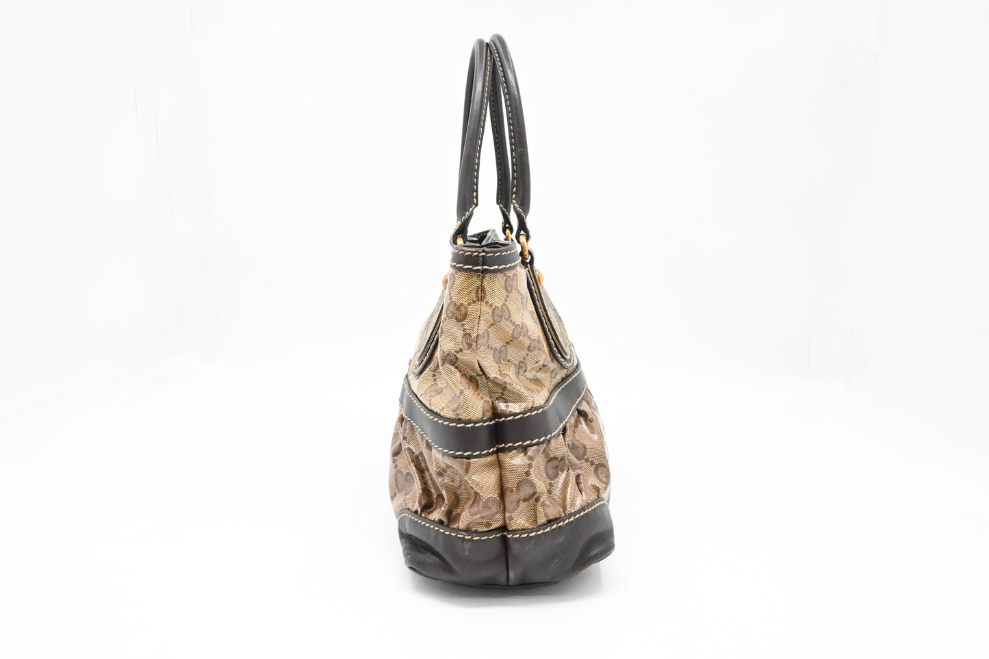 Gucci Handbag in Brown Crystal Canvas