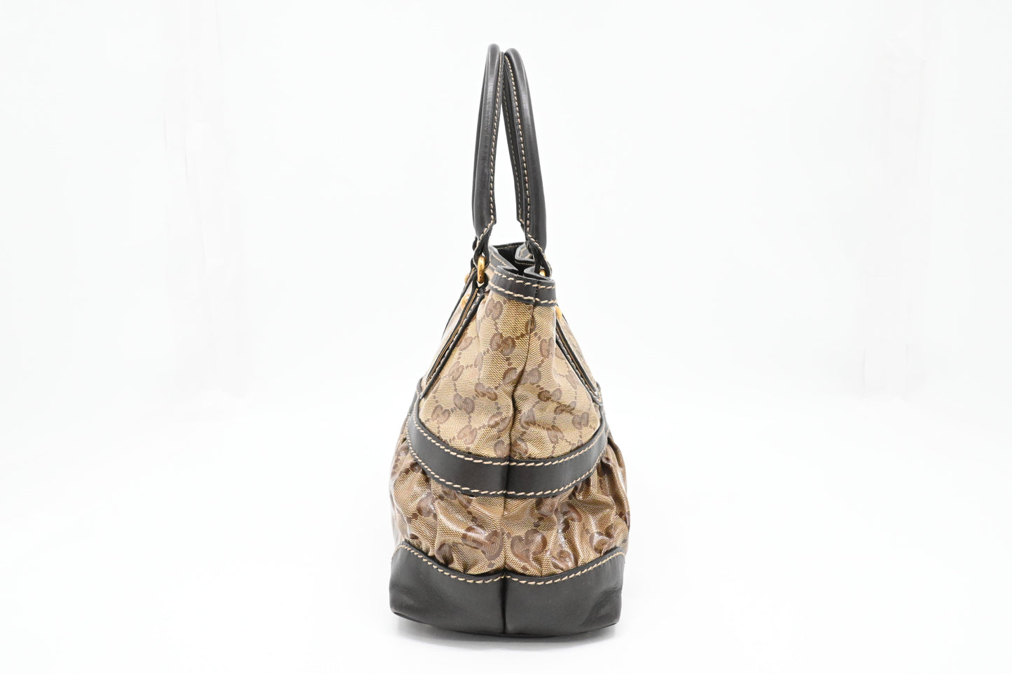 Gucci Handbag in Brown Crystal Canvas