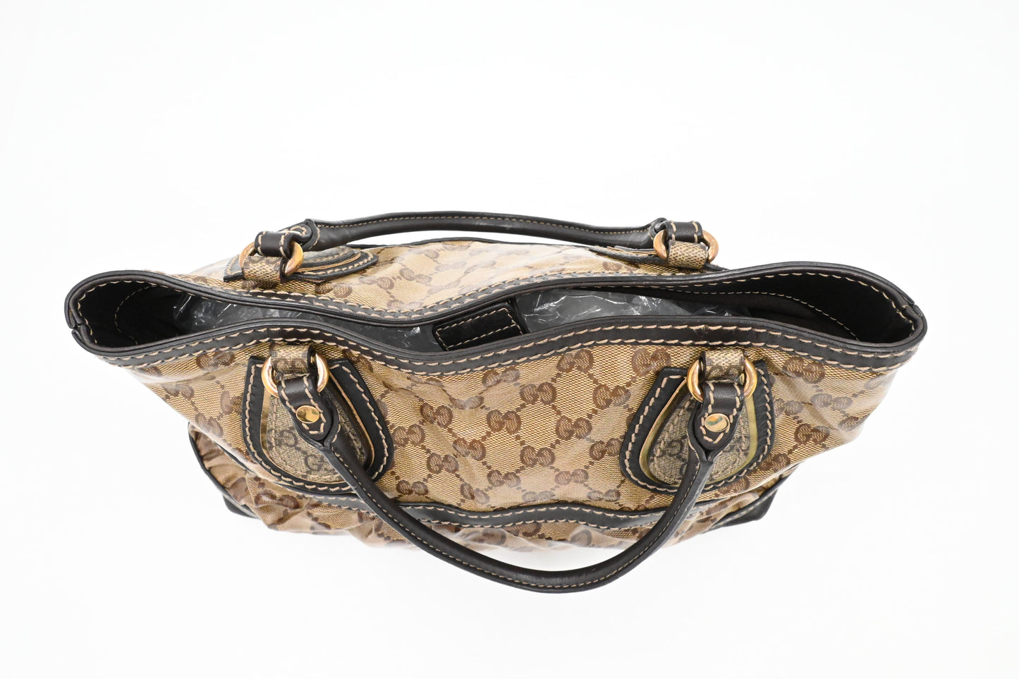 Gucci Handbag in Brown Crystal Canvas
