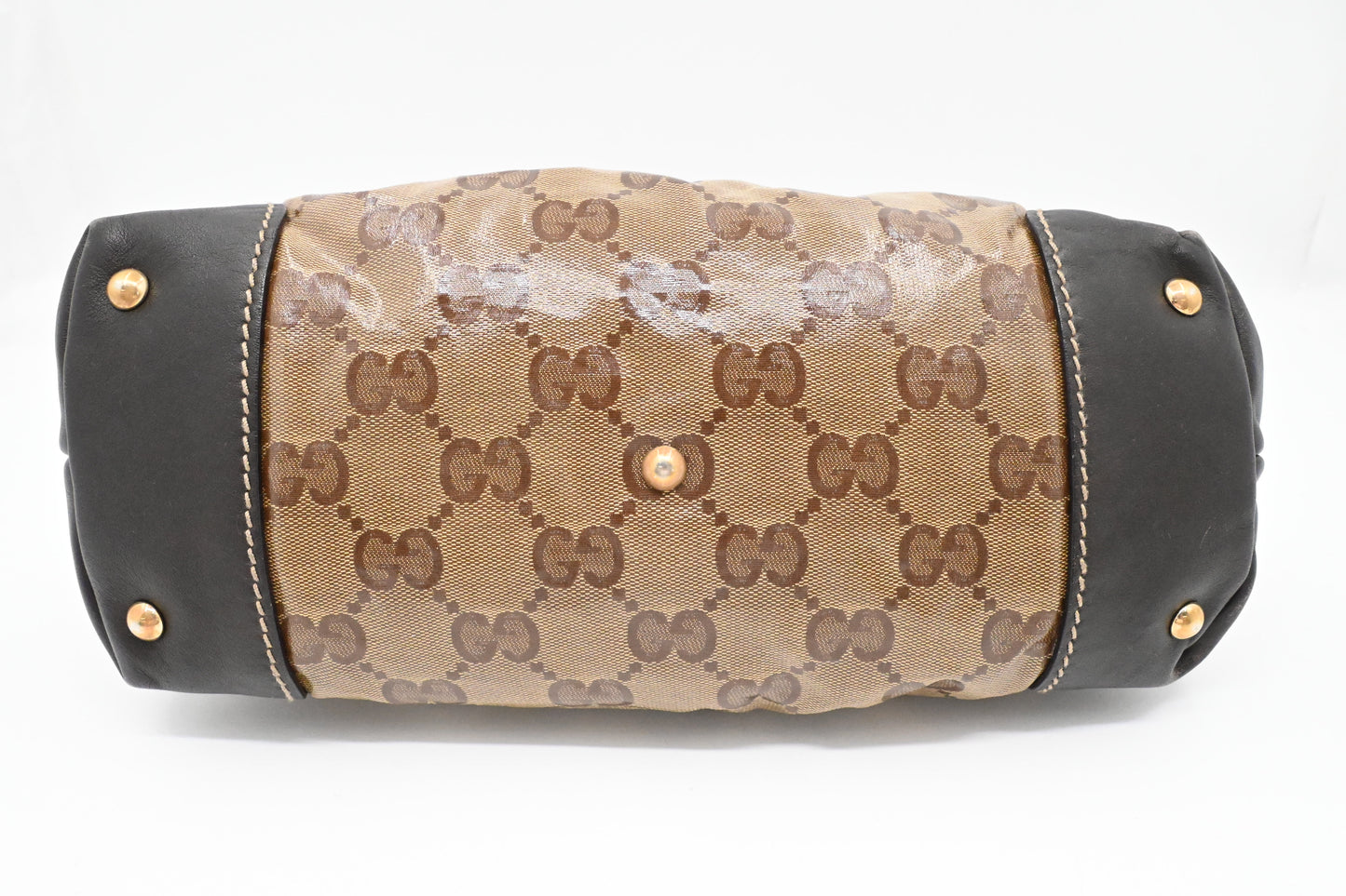 Gucci Handbag in Brown Crystal Canvas