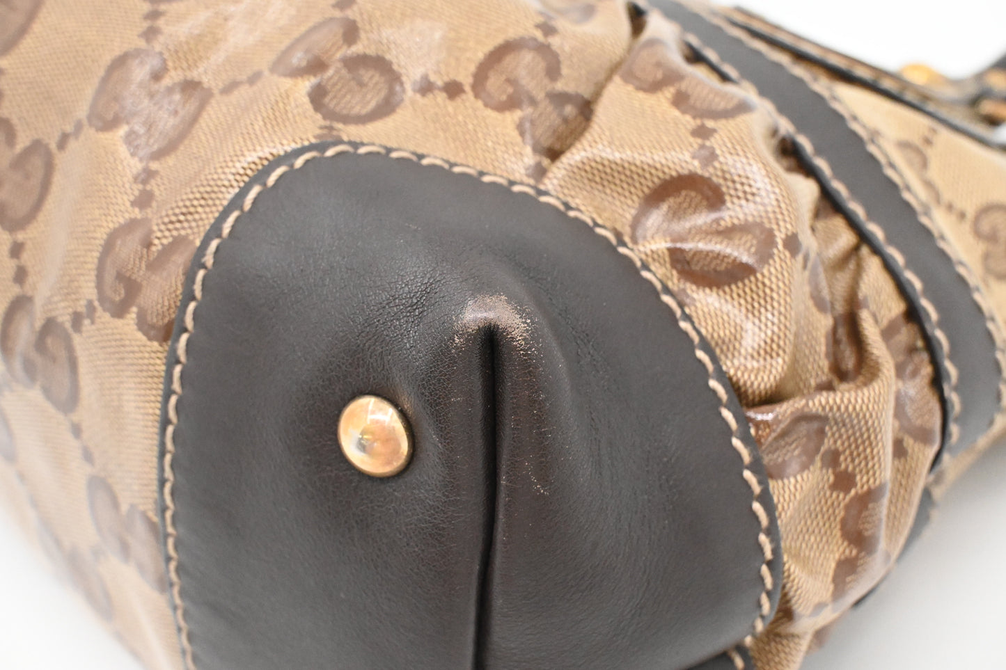 Gucci Handbag in Brown Crystal Canvas