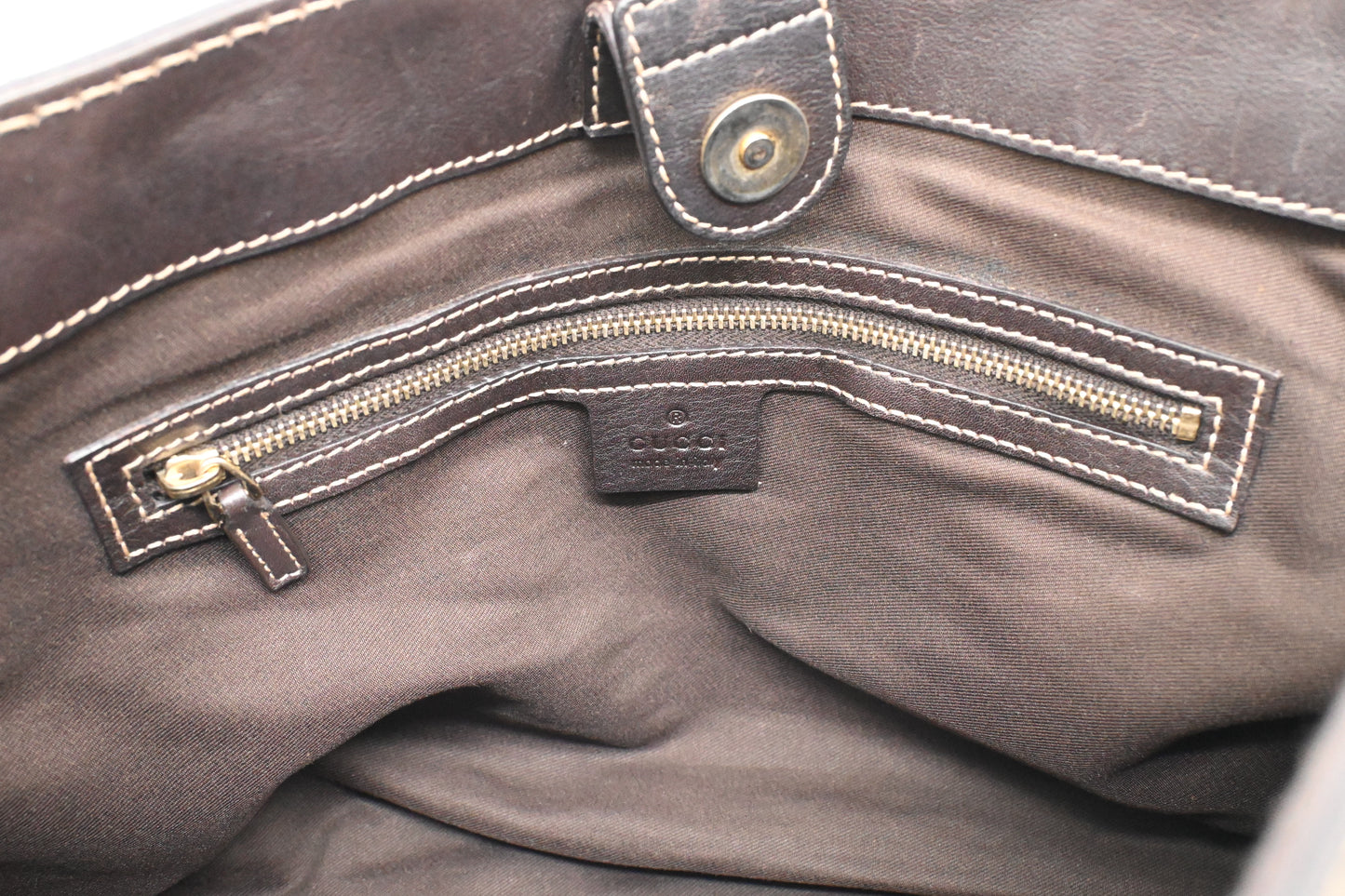 Gucci Handbag in Brown Crystal Canvas