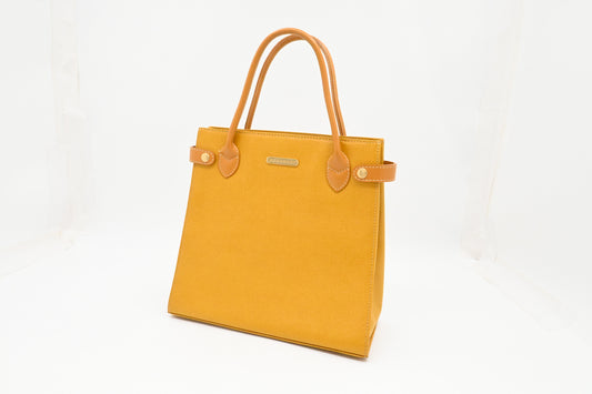 Burberry Handbag in Yellow Leather