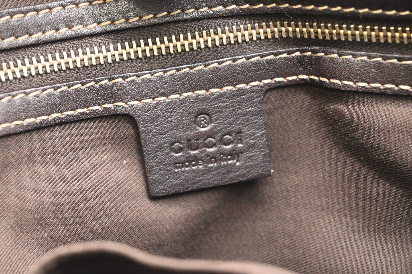 Gucci Handbag in Brown Crystal Canvas