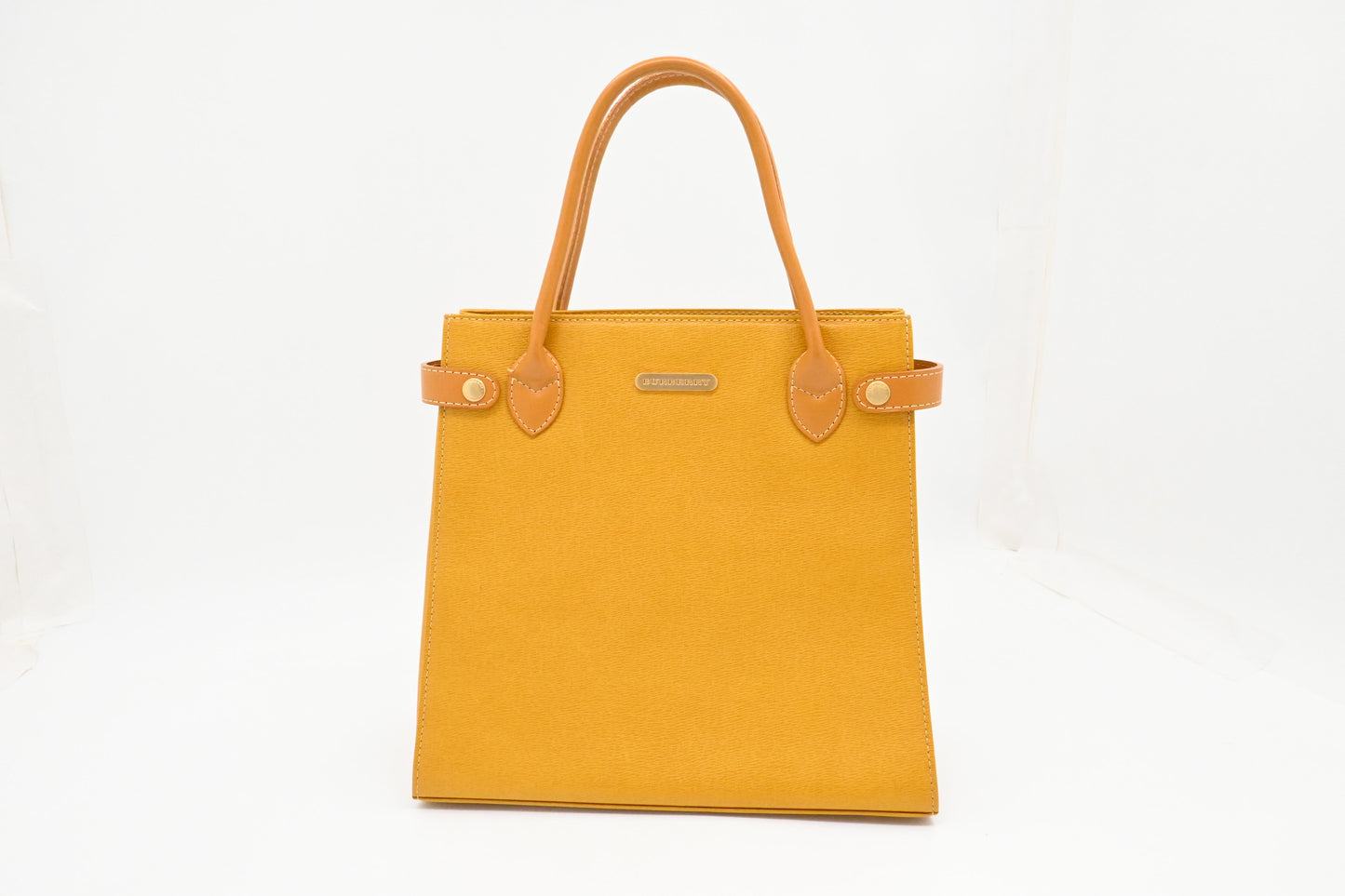 Burberry Handbag in Yellow Leather