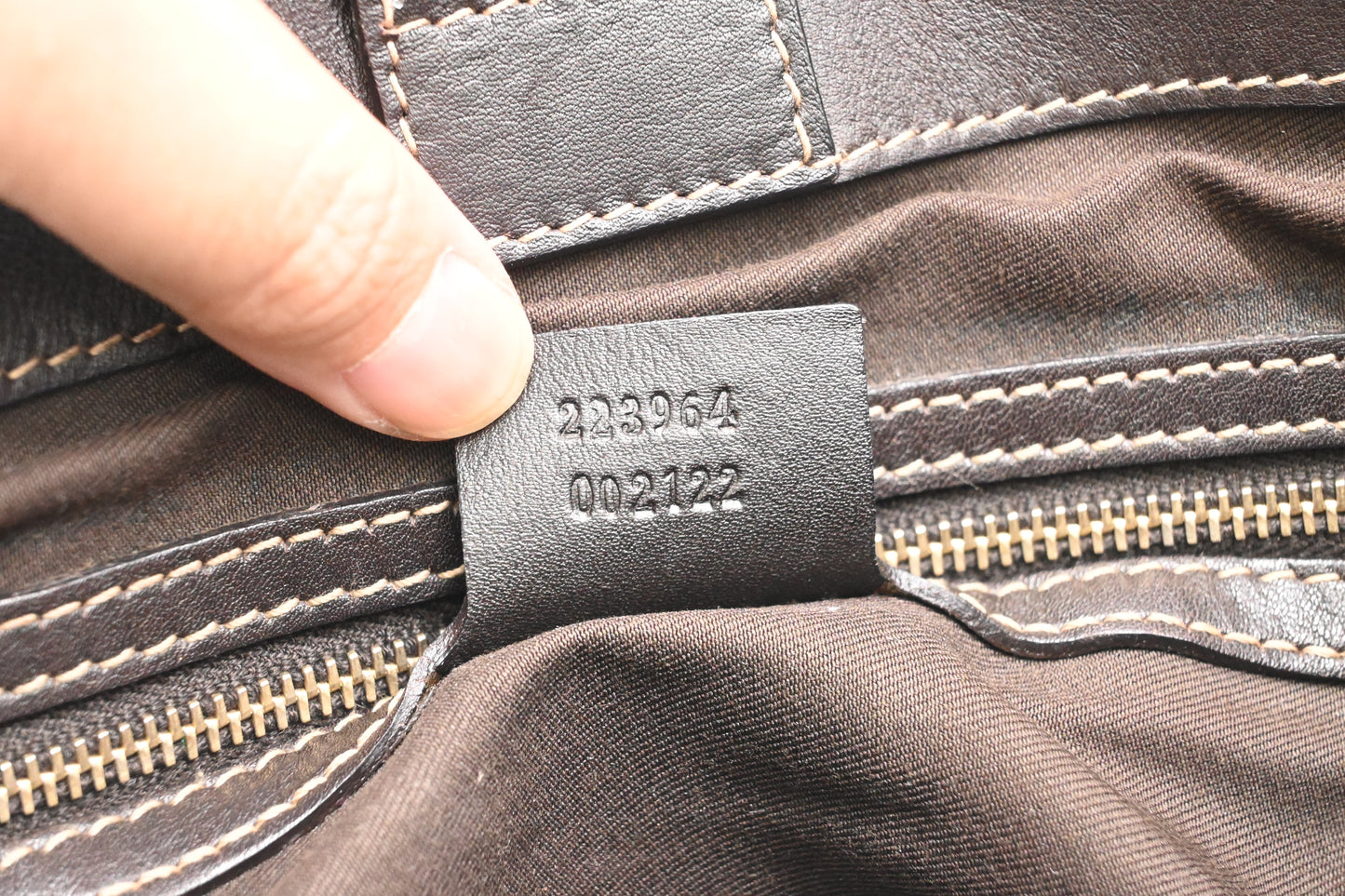 Gucci Handbag in Brown Crystal Canvas