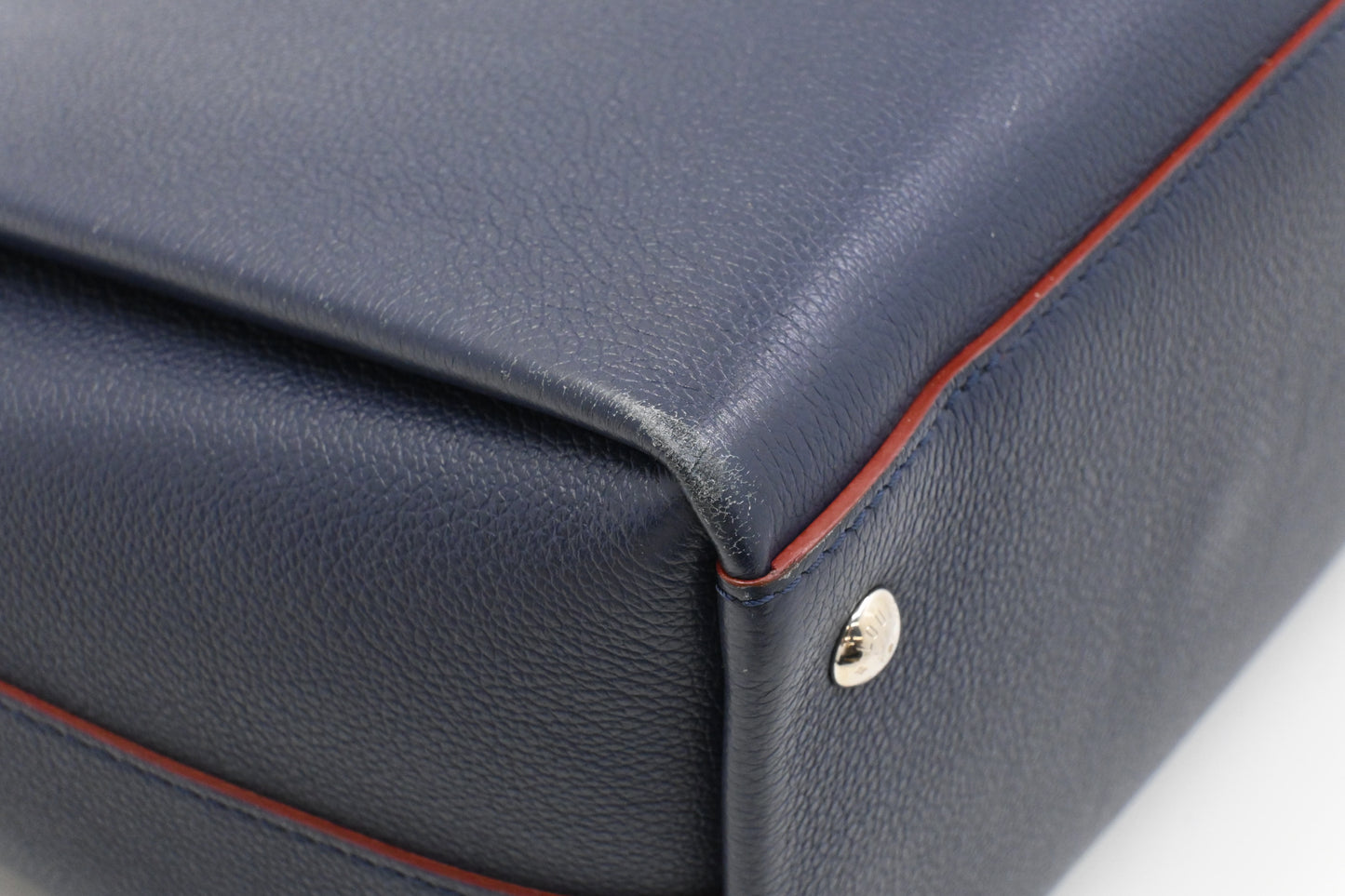 Louis Vuitton LockMeTo Tote in Navy Blue Leather