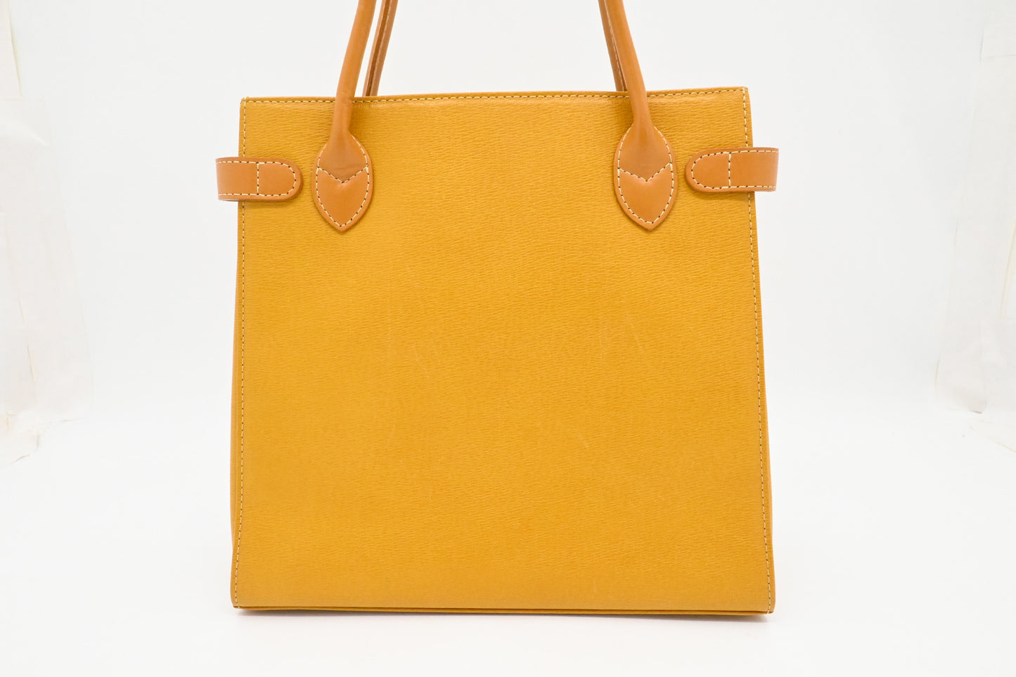 Burberry Handbag in Yellow Leather