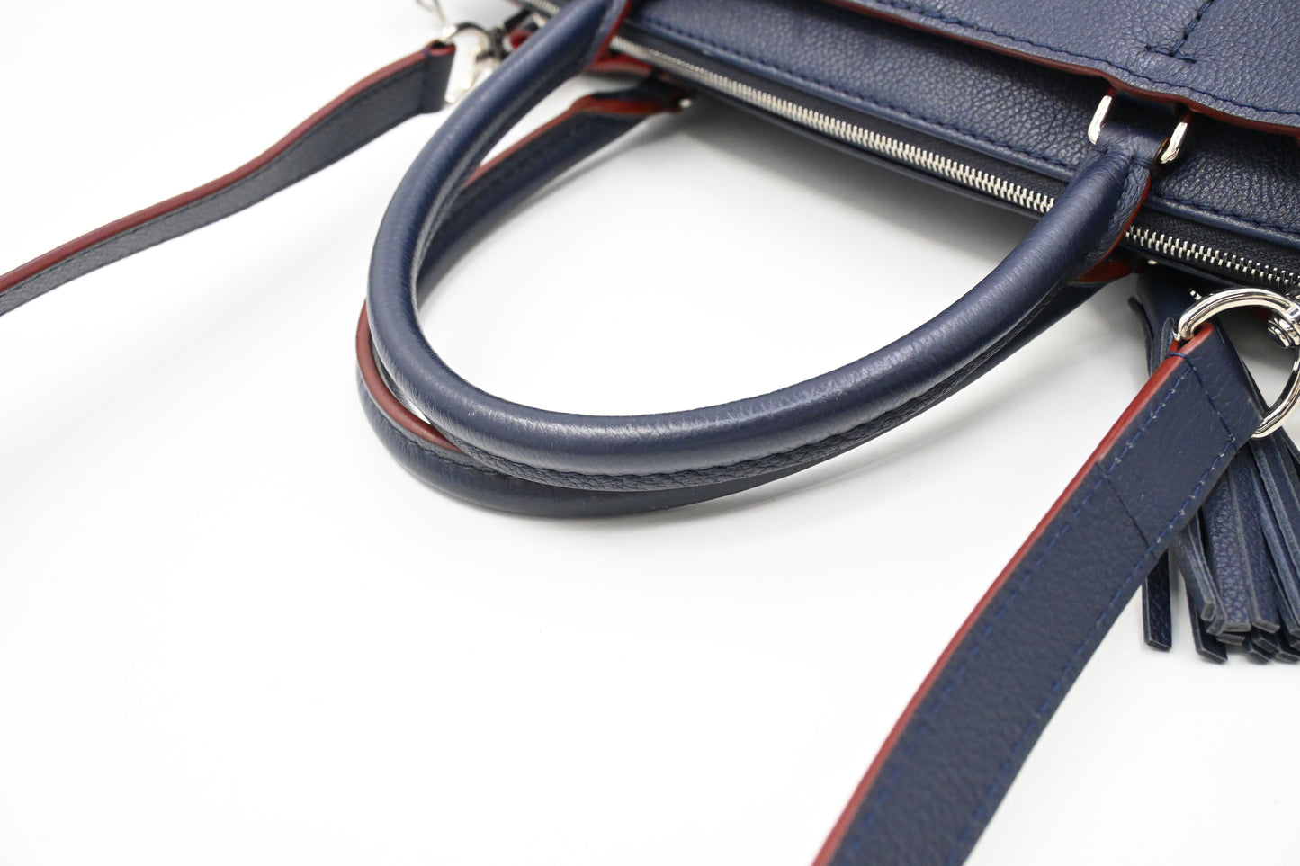 Louis Vuitton LockMeTo Tote in Navy Blue Leather