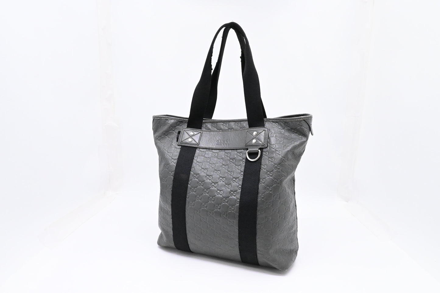 Gucci Tote in Gray Guccissima Leather