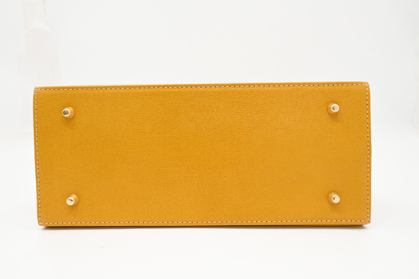 Burberry Handbag in Yellow Leather