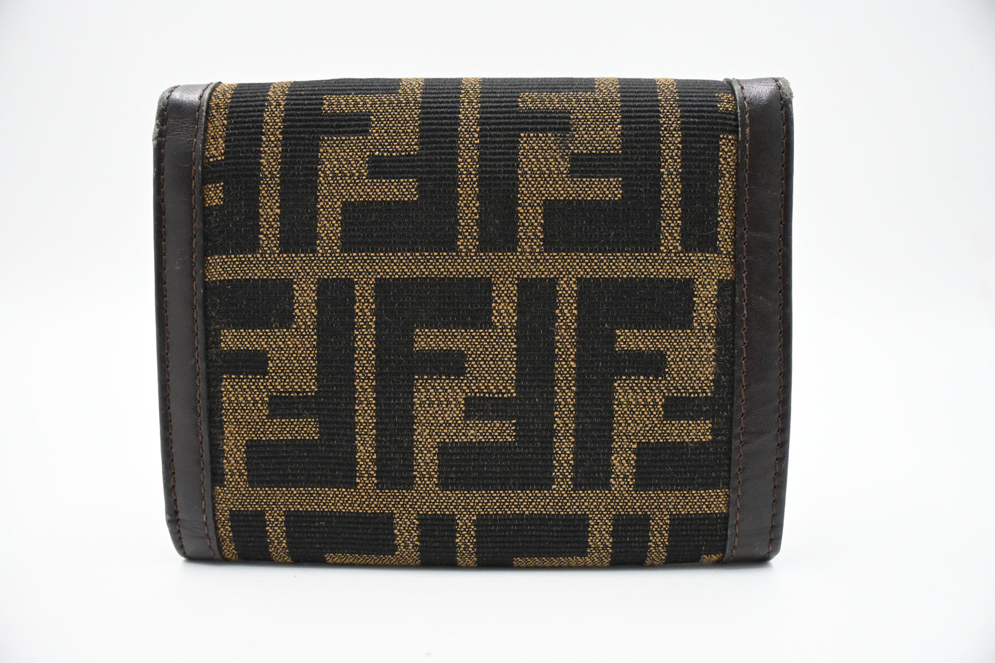Fendi Trifold Wallet in Zucca Canvas