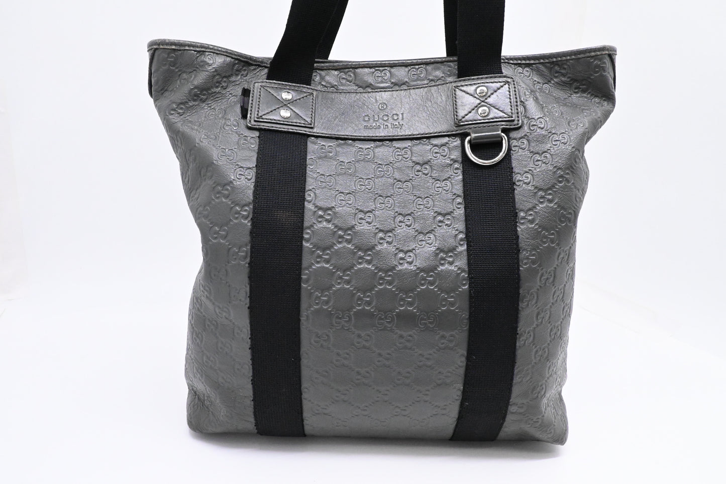Gucci Tote in Gray Guccissima Leather